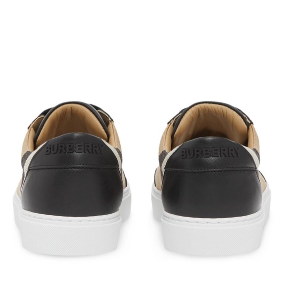 Burberry check pattern low-top sneakers - Picture 3 of 4